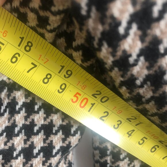 Houndstooth wool Blend Vintage Blazer Jacket size 6 - Picture 8 of 9